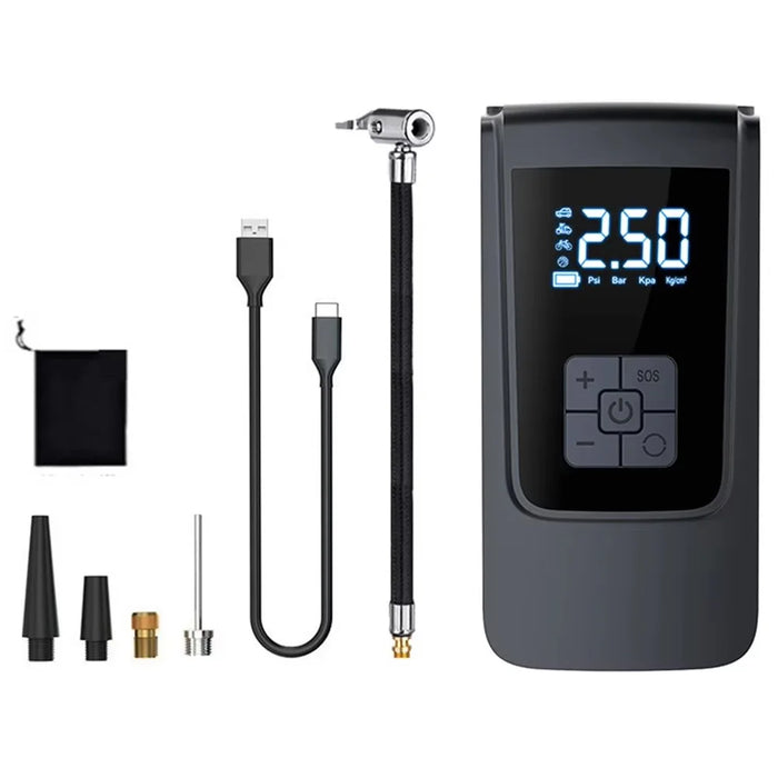 ST-9624B Portable Smart Air Compressor Dual Use Wireless Inflator USB Digital Display Tire Pump - 1