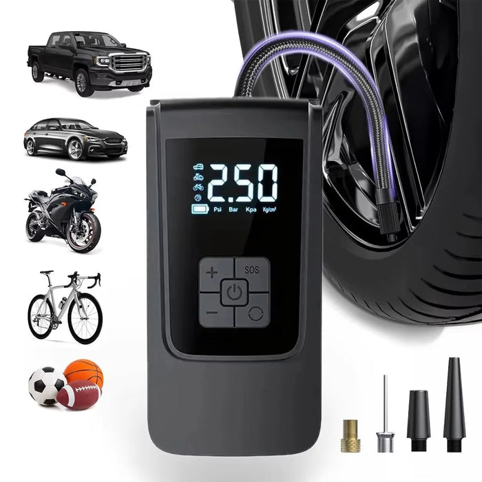 ST-9624B Portable Smart Air Compressor Dual Use Wireless Inflator USB Digital Display Tire Pump - 4