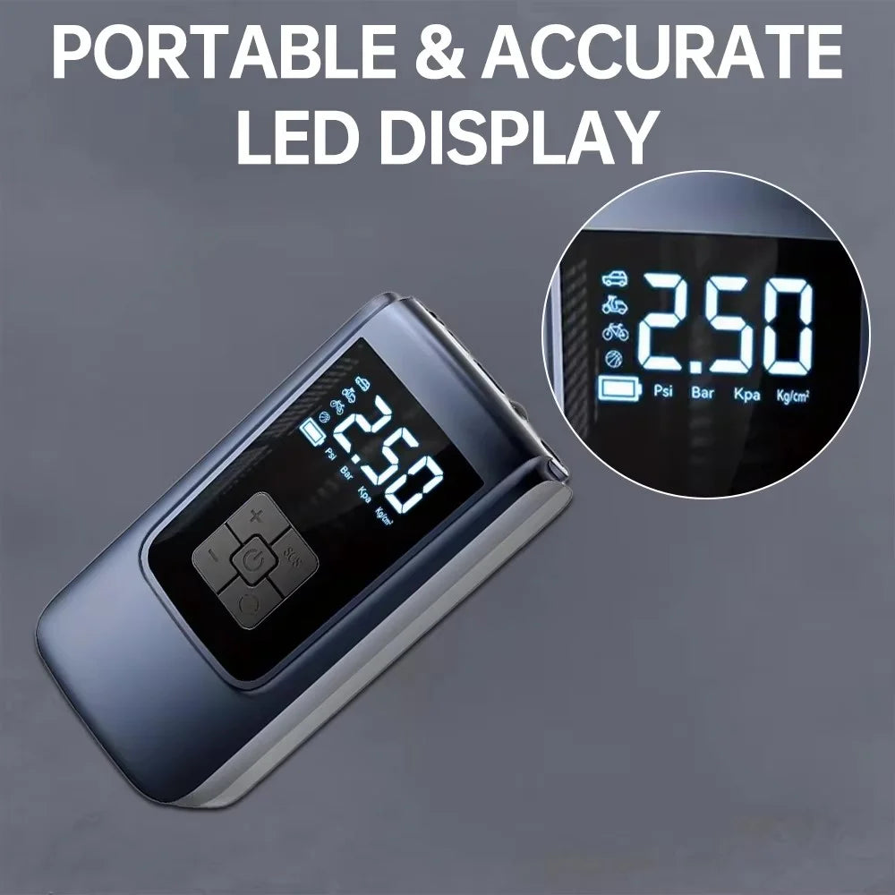 ST-9624C Wireless Inflator Pump DC / USB Digital Display Car Tire Air Compressor Portable Smart Pressure Gauge - 3