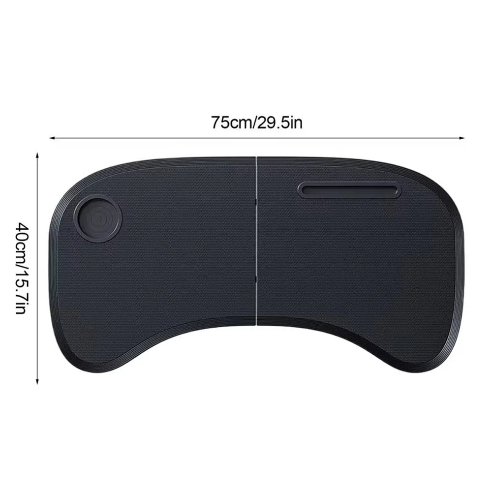 For Tesla Model 3  /  Y Front Seat Bi-Fold Foldable Laptop Desk Car Steering Wheel Table Portable Dining Tray - 6
