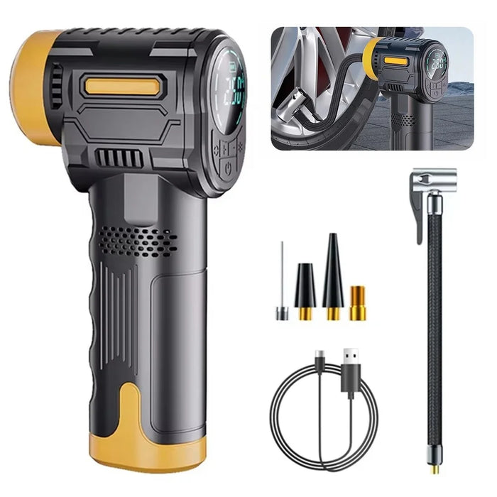 ST-5527 Smart Digital Display Portable Car Air Pump Wireless Electric Handheld Tire Inflator - 1