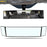 SD-2411 High Definition Glass Universal Tri-Fold Car Rearview Mirror Wide Angle Curved Mirror - 1