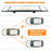 SD-2411 High Definition Glass Universal Tri-Fold Car Rearview Mirror Wide Angle Curved Mirror - 3