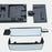 SD-2411 High Definition Glass Universal Tri-Fold Car Rearview Mirror Wide Angle Curved Mirror - 6
