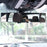 SD-2411 High Definition Glass Universal Tri-Fold Car Rearview Mirror Wide Angle Curved Mirror - 7