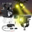 M1 Plus 2Pcs Motorcycle LED Spotlight Strobe Light for Motorcycle Electric Bike Devil Eye Headlight - 1