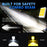M1 Plus 2Pcs Motorcycle LED Spotlight Strobe Light for Motorcycle Electric Bike Devil Eye Headlight - 2