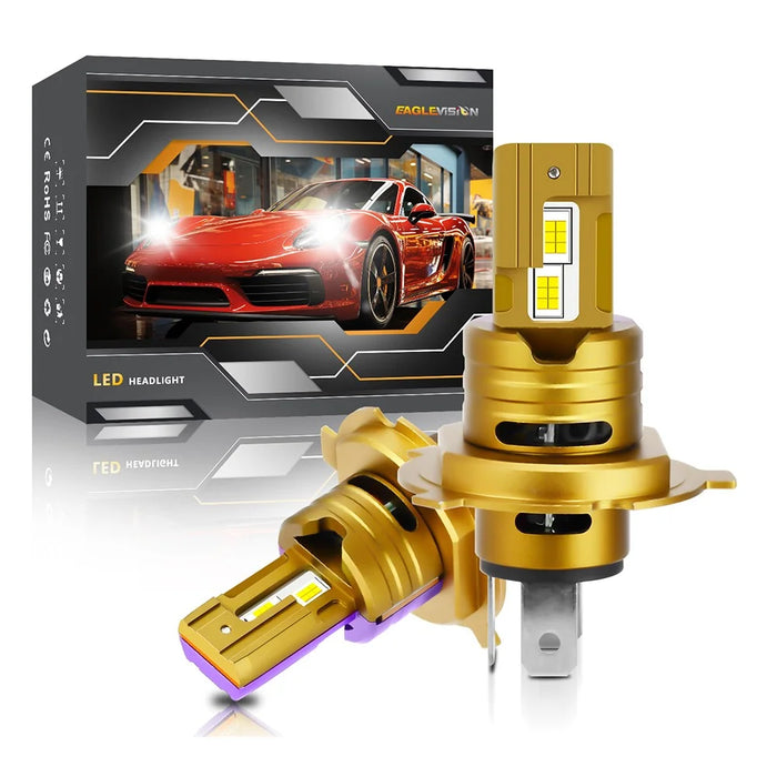 1 Pair H4 / 9003 LED Car Headlight Bulbs 35W 6500K IP68 Waterproof High Low Beam Headlamp - 1