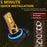 1 Pair H8 / H9 / H11 LED Car Headlight Bulbs 35W 6500K IP68 Waterproof High Low Beam Headlamp - 7