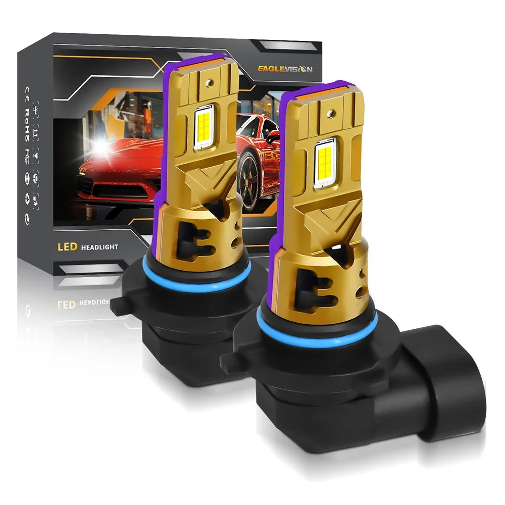 1 Pair 9006 / HB4 LED Car Headlight Bulbs 35W 6500K IP68 Waterproof High Low Beam Headlamp - 1