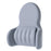 3D Ergonomic Memory Foam Car Lumbar Support Pillow for Office Home Back Pain Relief Cushion - Grey - 1