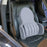 3D Ergonomic Memory Foam Car Lumbar Support Pillow for Office Home Back Pain Relief Cushion - Grey - 2