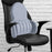 3D Ergonomic Memory Foam Car Lumbar Support Pillow for Office Home Back Pain Relief Cushion - Grey - 3