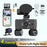 W3 WiFi 4 Channel Dash Cam 2K Night Vision Quad Lens Car DVR Vehicle Driving Recorder with GPS Module + Step-Down Cable - 3