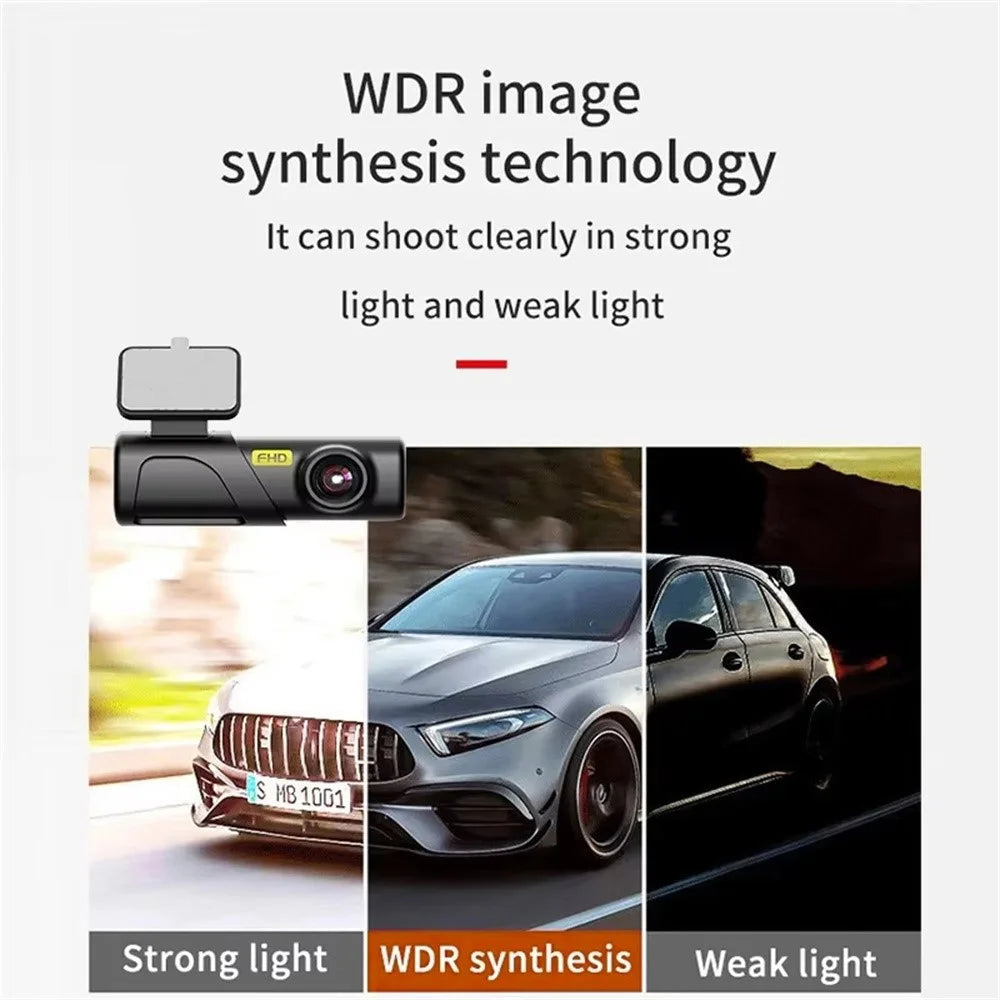 WiFi Car Dash Cam 1080P HD USB Powered Wide Angle Lens Night Vision Loop Recording Car DVR Camera - 3