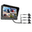 T70 7 Inch Wireless Digital HD Camera Front and Rear Dual Recording Dash Cam Reverse Parking System with F9 Camera - 1