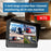 T70 7 Inch Wireless Digital HD Camera Front and Rear Dual Recording Dash Cam Reverse Parking System with F9 Camera - 2