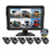 T60PRO 10.1 Inch Large Screen Navigation DVR 6 Channel Monitoring Night Vision Reversing Camera System with F10 Camera - 1