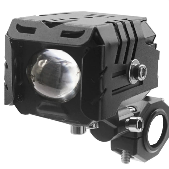 V90 Motorcycle Spotlight 30W IP65 Waterproof Fog Lamp Yellow and White Light Car LED Auxiliary Headlight - 7