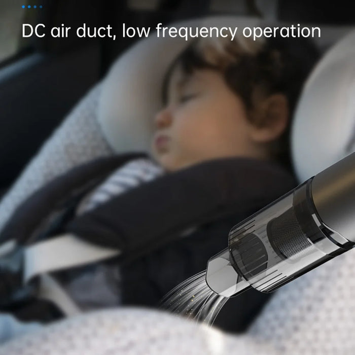 V16S Rechargeable Dust Blower Portable Handheld Car Vacuum Cleaner with 200ml Dust Box - 7