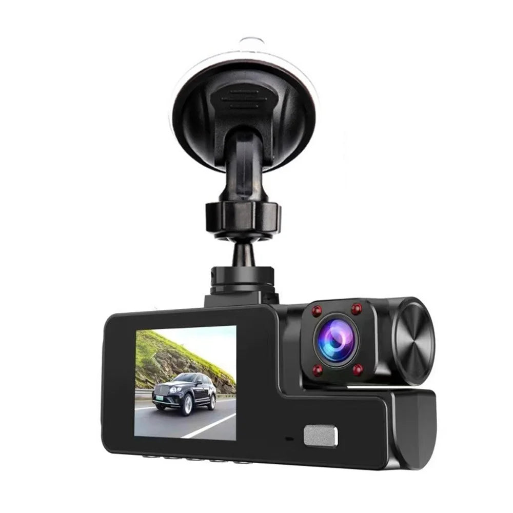 A22 1080P Triple Lens Car Driving Recorder Night Vision WiFi Dash Cam with Rearview Backup Camera - 2
