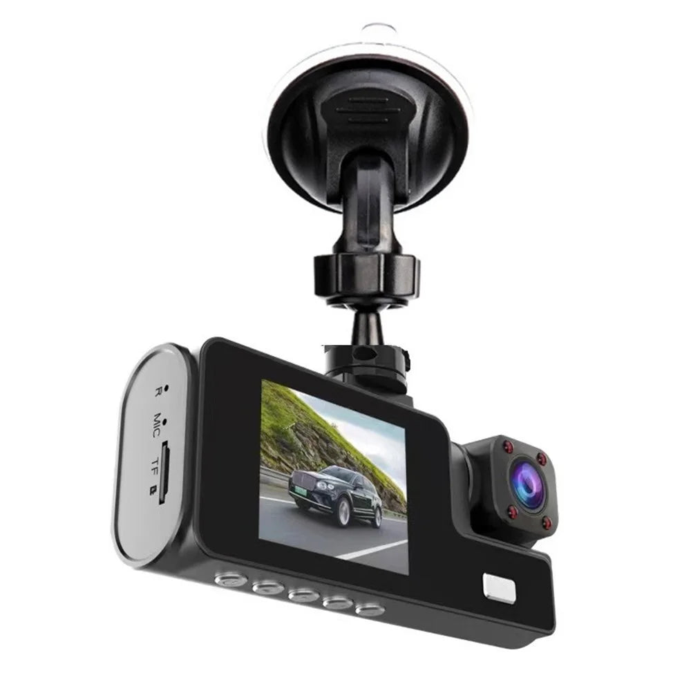A22 1080P Triple Lens Car Driving Recorder Night Vision WiFi Dash Cam with Rearview Backup Camera - 4