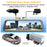 10 Inch Full Screen 2K Rearview WiFi Dash Cam Dual Lens Reverse Parking Camera, with 32GB Memory Card - 2