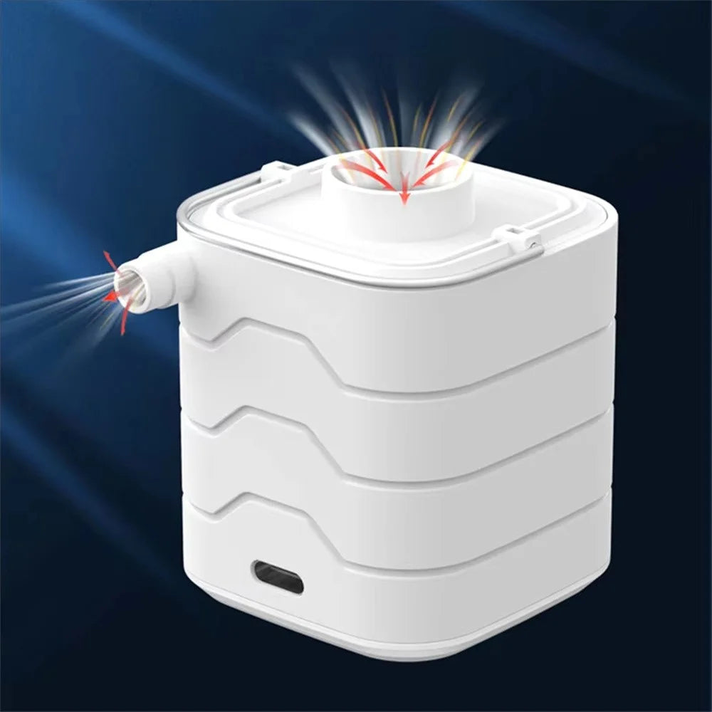 H9728 Portable Wireless Air Pump 35W 3.5kPa Rechargeable Electric Inflator Deflator for Swimming Rings Air Beds - 2