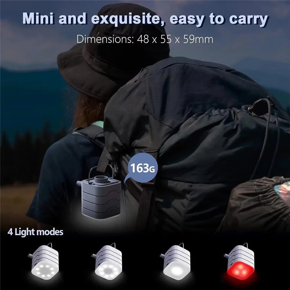 H9728 Portable Wireless Air Pump 35W 3.5kPa Rechargeable Electric Inflator Deflator for Swimming Rings Air Beds - 5