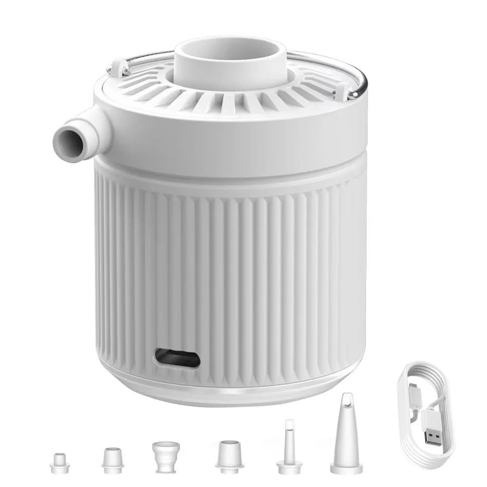H9726 35W 3.5kPa Mini Electric Inflator with LED Light Portable Wireless Air Pump for Swimming Rings Air Beds - 1