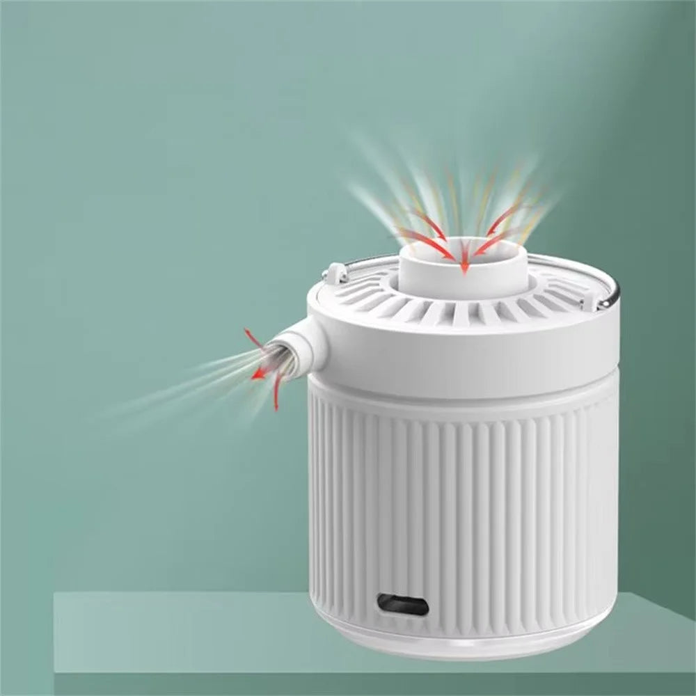 H9726 35W 3.5kPa Mini Electric Inflator with LED Light Portable Wireless Air Pump for Swimming Rings Air Beds - 4