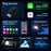 AB051E 2 in 1 CarPlay Android Auto Wireless Adapter Bluetooth-Compatible WiFi Connection USB Dongle - Black - 7