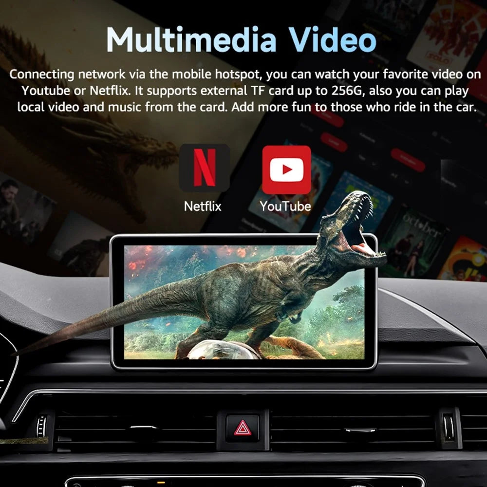 AB038 2+16GB Andriod 12.0 CarPlay Android Auto 3 in 1 Smart Multimedia Adapter Wireless Video Box Support Netflix Youtube - 4