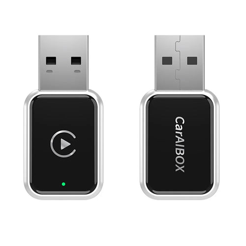 EC02 USB Mini Wired to Wireless CarPlay Box Android Auto 2 in 1 Car Connectivity Box - Silver - 1