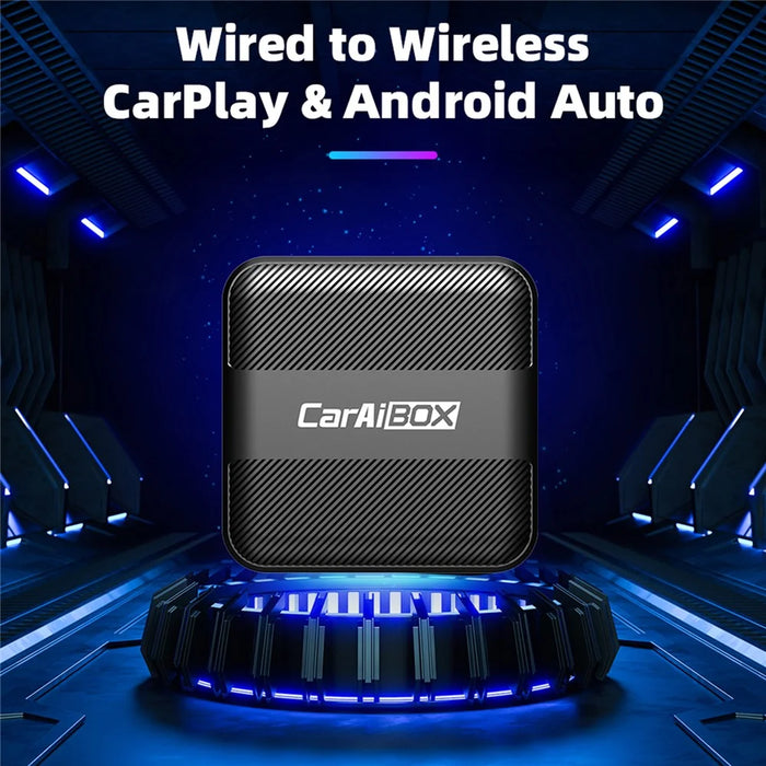 EC05-C CarPlay Android Auto Adapter Wired to Wireless Converter 2 in 1 Car Connectivity Box - 5