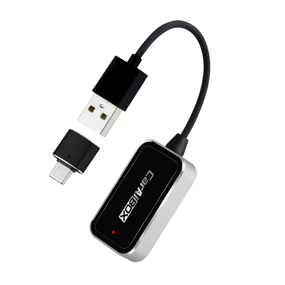 EC09-X-C Carplay Android Auto Box 2 in 1 Wired to Wireless Vehicle Connectivity Converter - 1