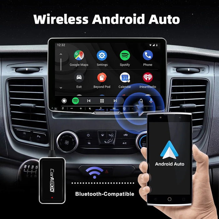 EC09-X-C Carplay Android Auto Box 2 in 1 Wired to Wireless Vehicle Connectivity Converter - 4