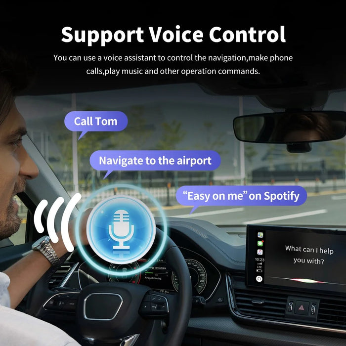 EC09-X-C Carplay Android Auto Box 2 in 1 Wired to Wireless Vehicle Connectivity Converter - 5