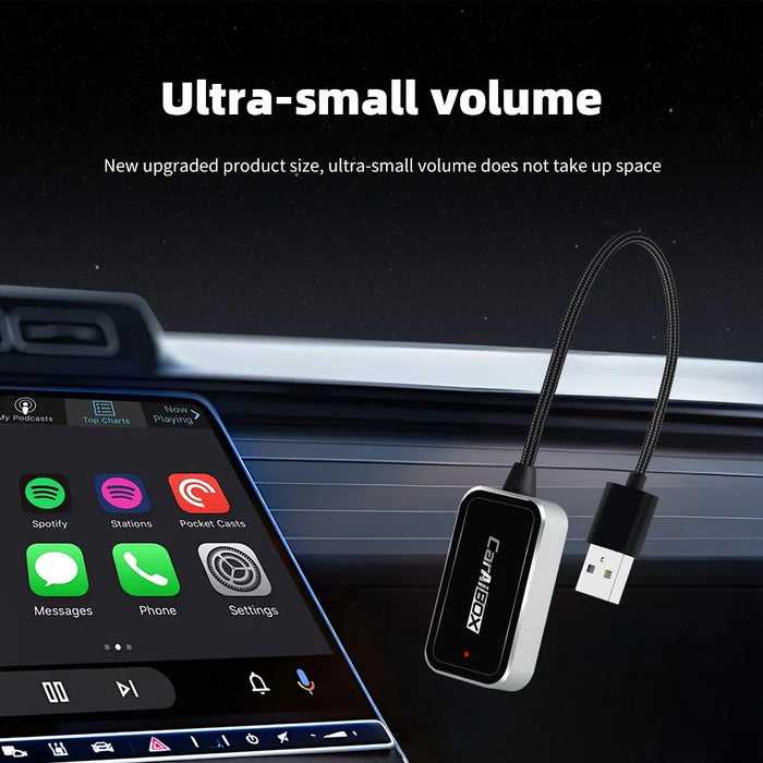 EC09-X-C Carplay Android Auto Box 2 in 1 Wired to Wireless Vehicle Connectivity Converter - 6