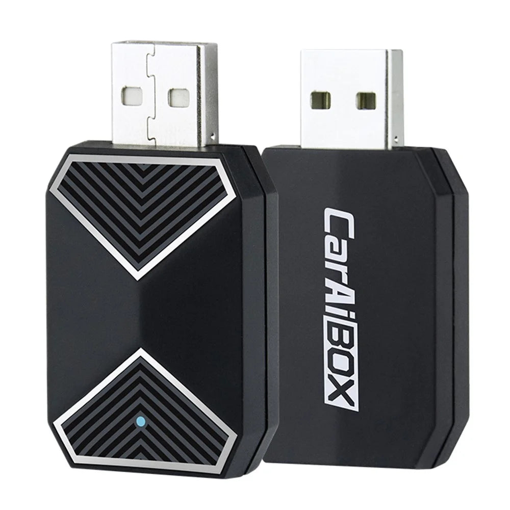 EC10-C USB Mini Wired to Wireless CarPlay Box Android Auto 2 in 1 Car Connectivity Hub - 1