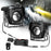 SK1 PRO 2Pcs 6 Modes LED Motorcycle Headlight High Low Beam Electric Bike Spotlight Headlamp - 1