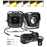 SK1 PRO 2Pcs 6 Modes LED Motorcycle Headlight High Low Beam Electric Bike Spotlight Headlamp - 2