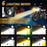 SK1 PRO 2Pcs 6 Modes LED Motorcycle Headlight High Low Beam Electric Bike Spotlight Headlamp - 3
