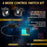 SK1 PRO 2Pcs 6 Modes LED Motorcycle Headlight High Low Beam Electric Bike Spotlight Headlamp - 5