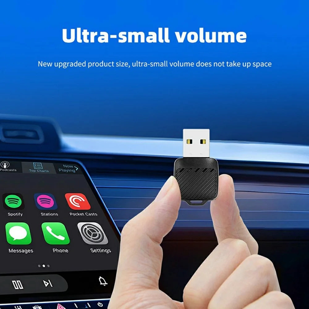 USB Mini Wireless CarPlay Android Auto 2 in 1 Adapter for Built-In Carplay / Android Auto Vehicles - 6