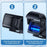 18W 5V / 3A Motorcycle Handlebar USB Charger IP66 Waterproof SAE to USB Fast Charging Adapter - 3