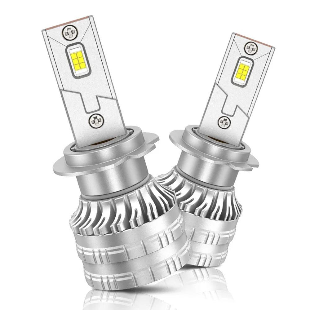 K9S 1 Pair H7 LED Headlight Bulbs 6000K IP68 Waterproof Aluminum Alloy Car Headlamps - 2