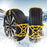 6Pcs Winter Car Tire Snow Chains Anti Skid Automotive Tire Wheels Chains Safety Traction Chains - 4