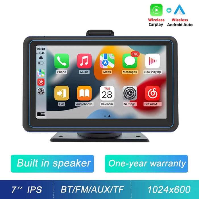 B5307 Wireless CarPlay 7 Inch HD Screen Portable Car Navigation Bluetooth-compatible MP5 Player - 2