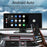 B5303R 10.26 Inch Touch Screen Wireless CarPlay Portable Car FM Radio MP5 Player Built In Driving Recorder - 3